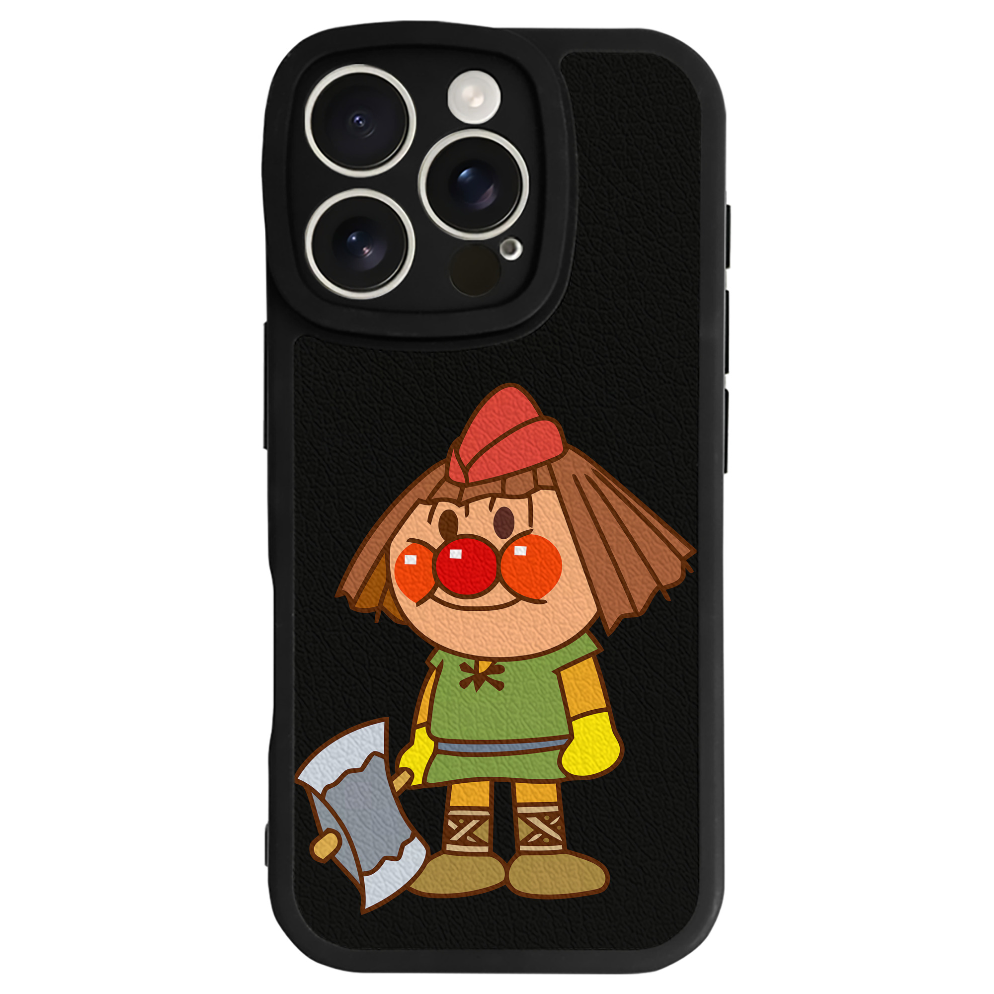 （画像用） アンパンマン Anpanman 【iPhone 16シリーズ対応】シリコンスマホケース（レザー調） 材質：シリコン